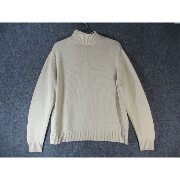 ⛔️ VTG POLO JEANS CO RALPH LAUREN Sweater Men XLarge Flag USA Knit 90s Logo Mock - Picture 2 of 10